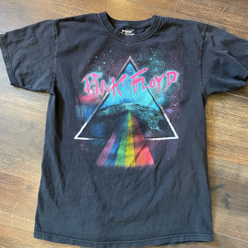Pink Floyd Kids Black Graphic T-Shirt Medium